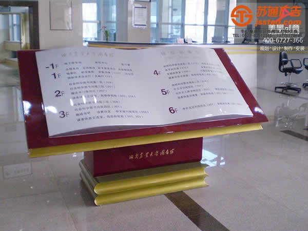 圖書館標識標牌的設定應該考慮的5大因素